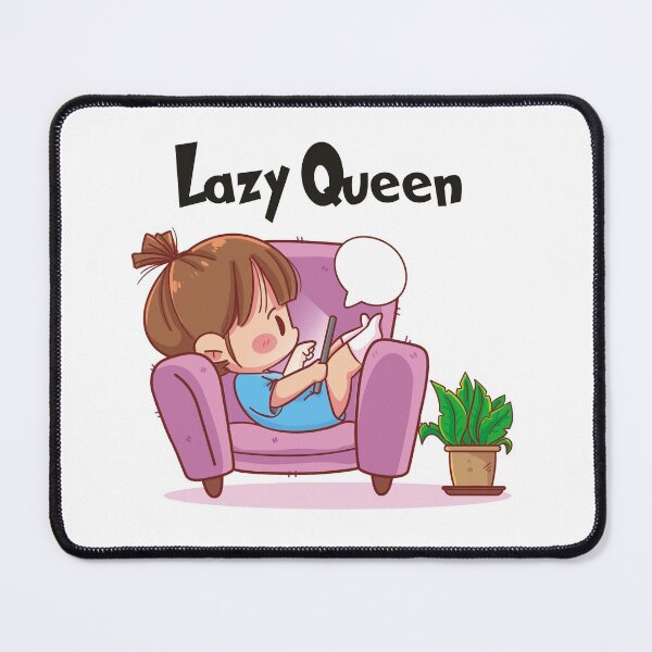 Item preview, Lazy Queen Cute Sleepy designed and sold by RahilMansuri.