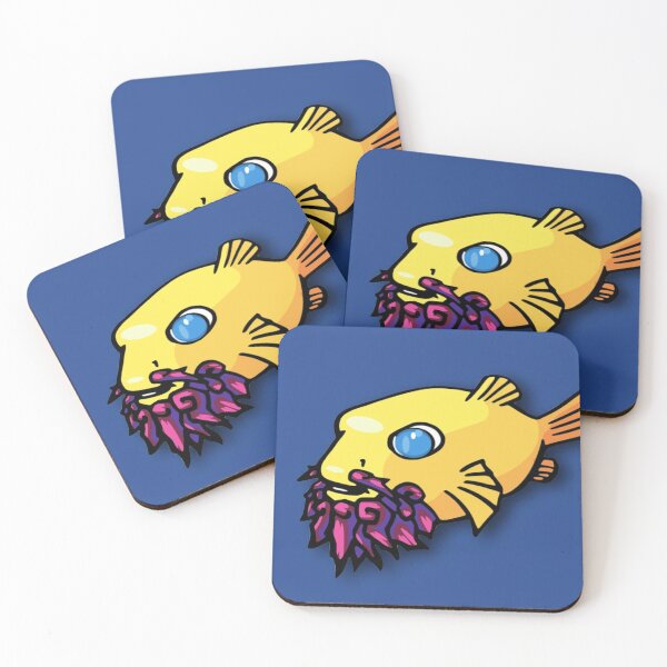 Item preview, CORAL BEARD PUFFER FISH designed and sold by SweetPeasBoatTs.