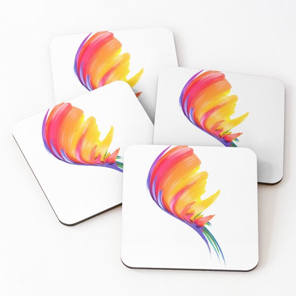 Item preview, Multicolored abstract twisted brush stroke. Bright curl, artistic spiral. designed and sold by tatkhagata.
