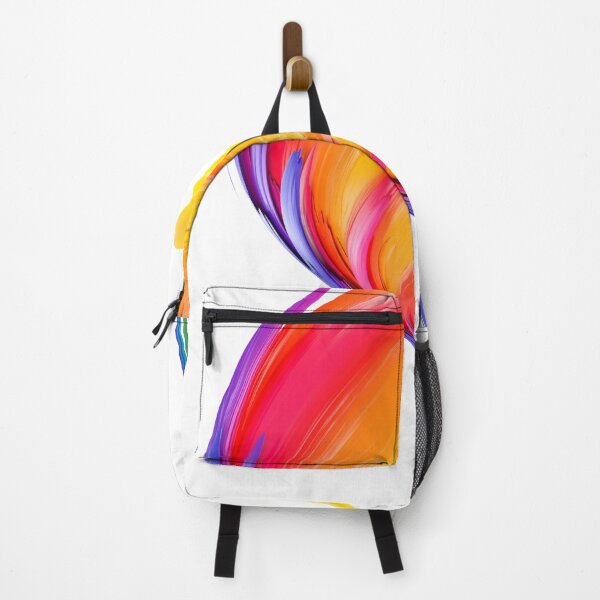 Item preview, Multicolored abstract twisted brush stroke. Bright curl, artistic spiral. designed and sold by tatkhagata.