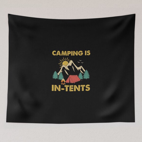 Item preview, Funny Camping Is In-Tents Camper Pun Gift Distressed designed and sold by tamburroallena.