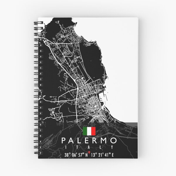 Item preview, PALERMO MAP ITALY designed and sold by hatimelhag.