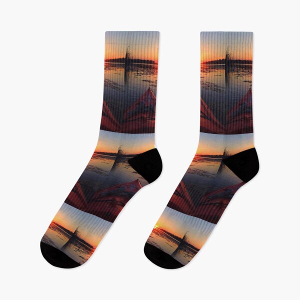 Item preview, Sunset Kayak (Orange) designed and sold by SaraMargolis.