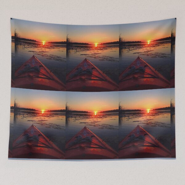Item preview, Sunset Kayak (Orange) designed and sold by SaraMargolis.