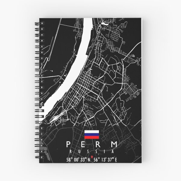 Item preview, PERM MAP RUSSIA designed and sold by hatimelhag.