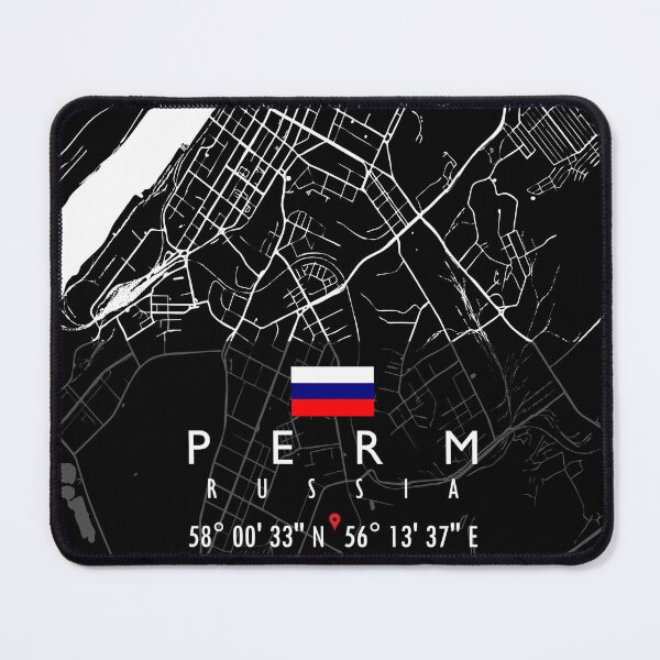 Item preview, PERM MAP RUSSIA designed and sold by hatimelhag.