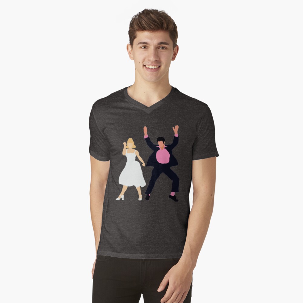 Vista previa del artículo con la obra «Camiseta de cuello en V», diseñado y vendido por tifstef18.