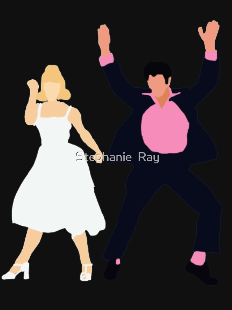 Imagen 7 de 7, Camiseta deportiva con la obra Grease inspiró a Danny y Sandy School Dance, diseñada y vendida por tifstef18.