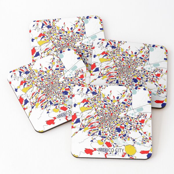 Item preview, Mapa de la Ciudad de México - Mondrian designed and sold by deMAP.