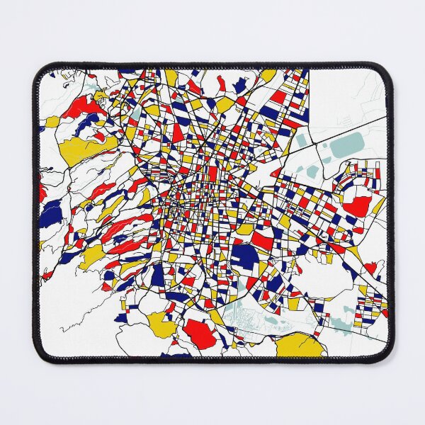 Item preview, Mexico City Map - Mondrian designed and sold by deMAP.