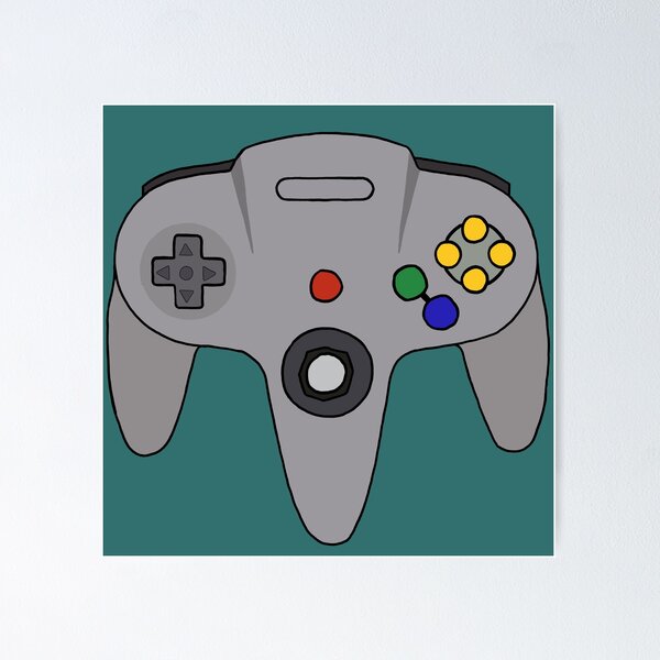 Game On Poster - Gaming controller symbols - desenio.com