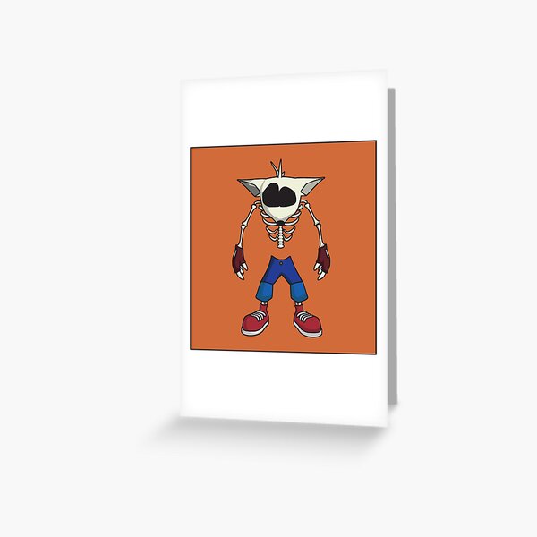 Crash Bandicoot Card | Crash Bandicoot Birthday Card | Playstation Game |  Computer Game | Gaming Cards | PS4 | Funny Cards | Video Game Art