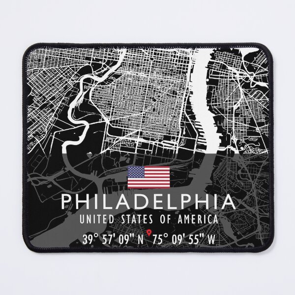 Item preview, PHILADELPHIA MAP USA designed and sold by hatimelhag.