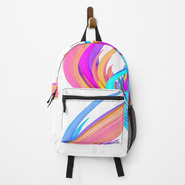 Item preview, Multicolored abstract twisted brush stroke. Bright curl, artistic spiral. designed and sold by tatkhagata.
