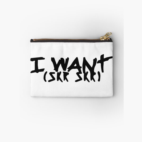 Item preview, I WANT (SKR SKR) BLACK designed and sold by RomeoFlaco.