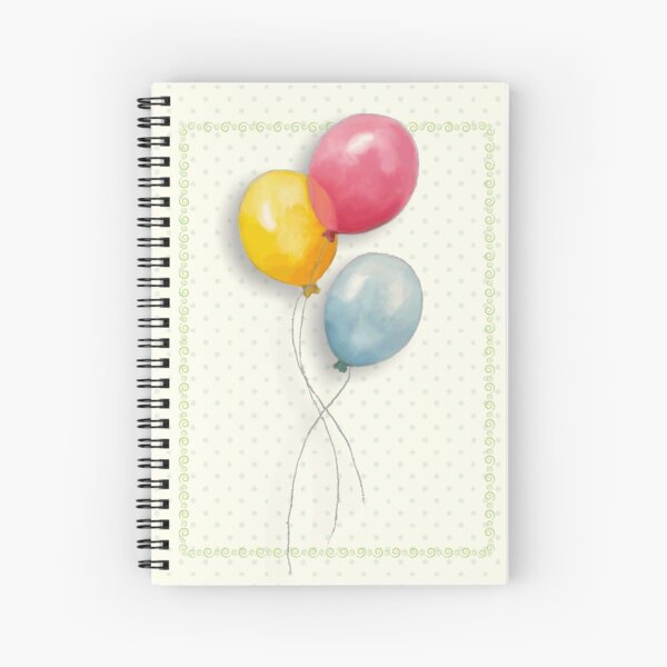 Item preview, Three Balloons on Dotted Background designed and sold by JoyfulWhimsy.