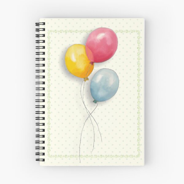 Item preview, Three Balloons on Dotted Background designed and sold by JoyfulWhimsy.