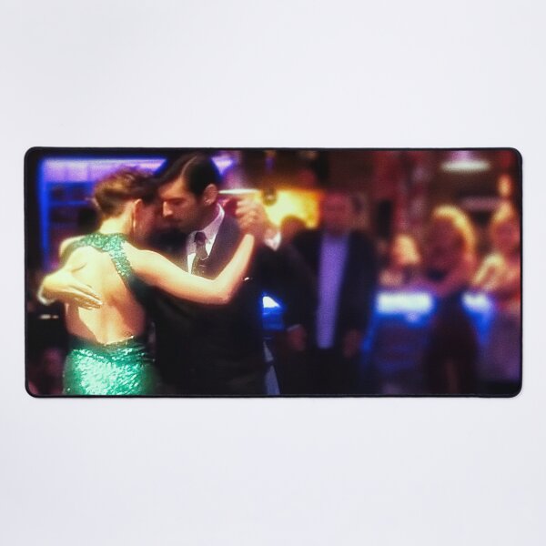 Tango Performance in La Parrilla Milonga Buenos Aires Argentina Desk Mat