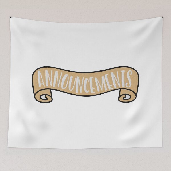 Item preview, Announcements-Parchment Scroll Ancient Paper designed and sold by franktact.