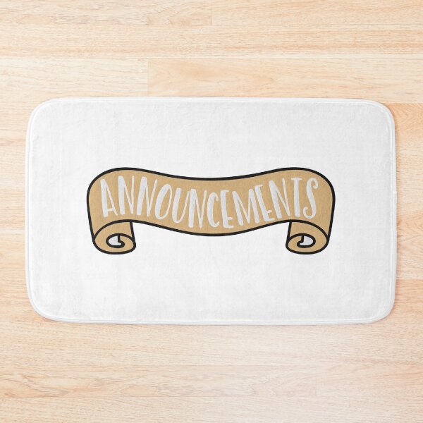 Item preview, Announcements-Parchment Scroll Ancient Paper designed and sold by franktact.