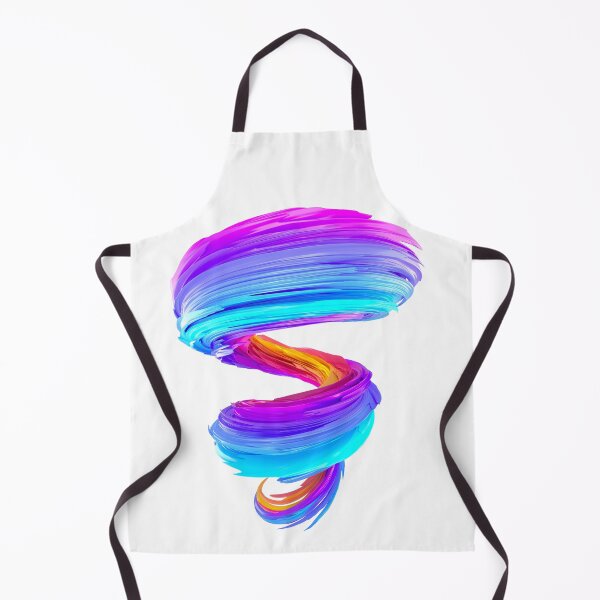 Item preview, Multicolored abstract twisted brush stroke. Bright curl, artistic spiral. designed and sold by tatkhagata.