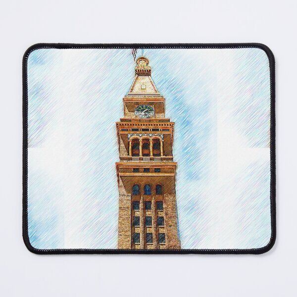 D&F Tower Sketched Mouse Pad