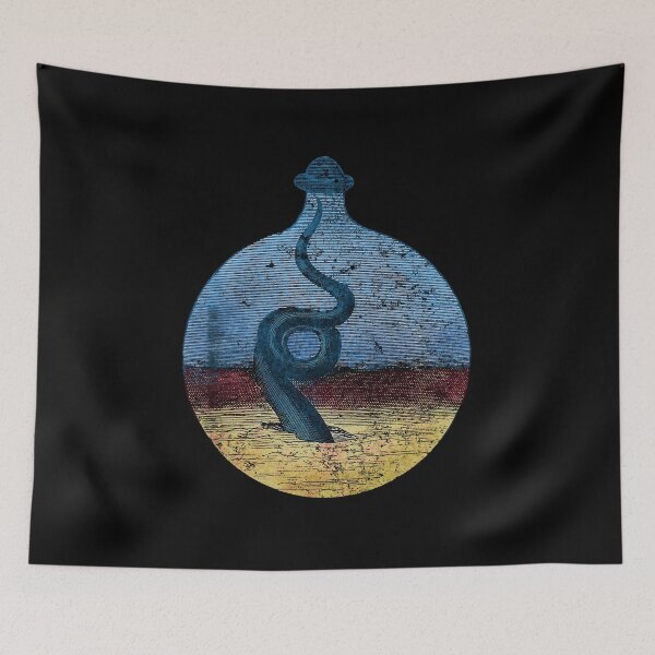 Item preview, Dragon Alchemic vintage Illustration, Johann Conrad Barchusen Esoteric mandala art designed and sold by IsisOsiris.
