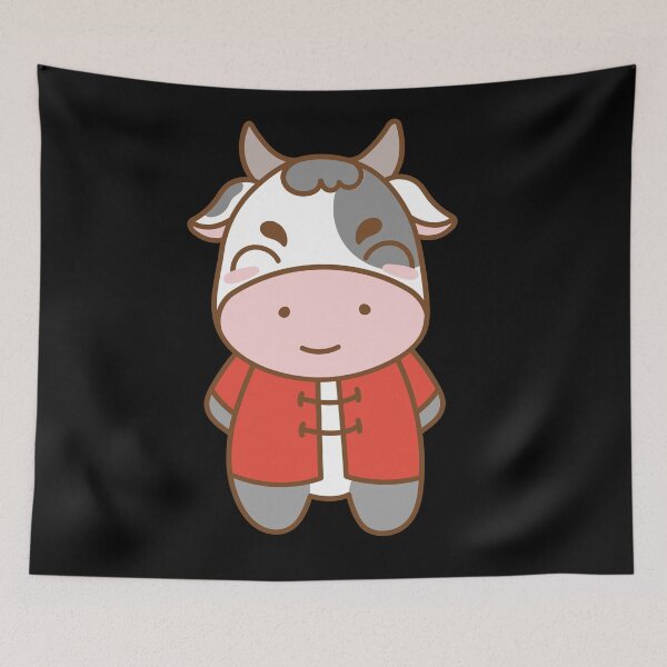 Item preview, Cute Kawaii Master Ox Shaolin Kung Fu Master designed and sold by Red-ElYoubi.