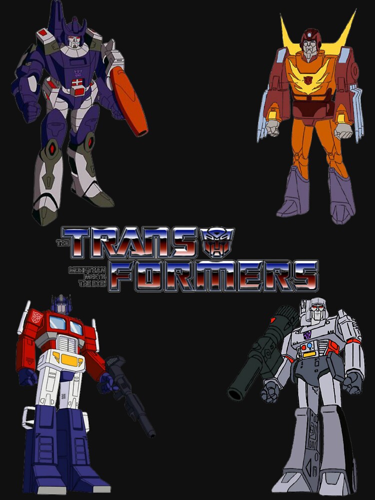"Optimus Prime Megatron Rodimus Prime Galvatron Transformers" Tshirt