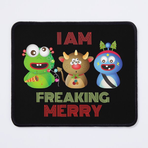 Item preview, I Am Freaking Merry designed and sold by VBeesTees.