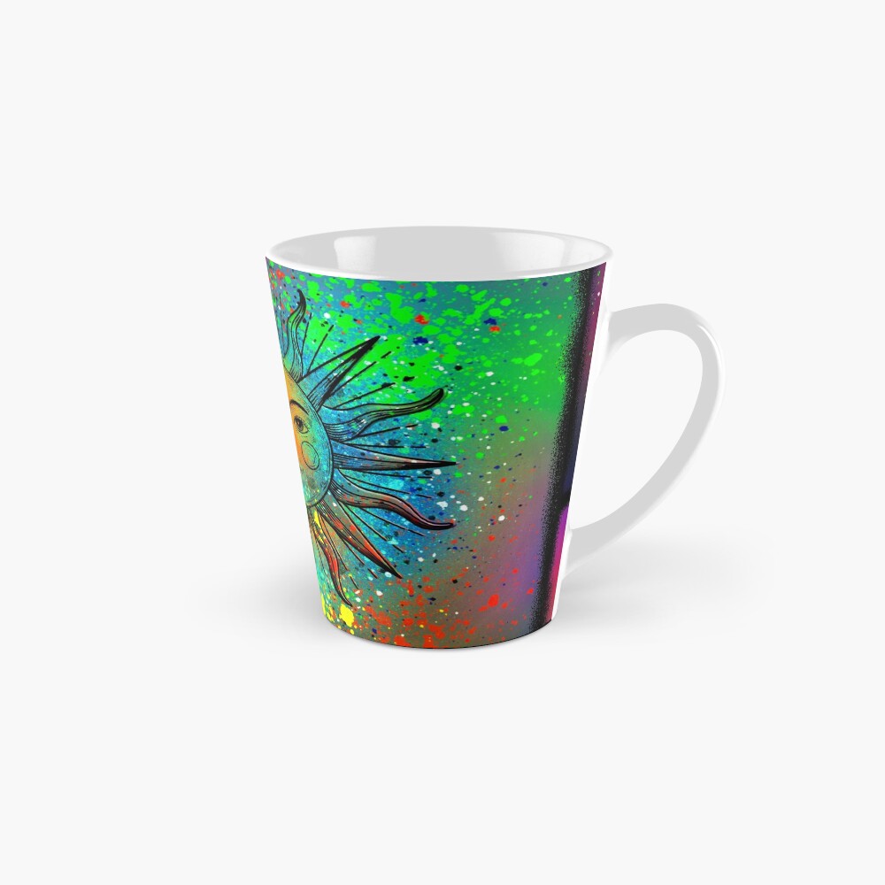 Sun Face Psychedelic: One Design, On Everything — Tall Mug