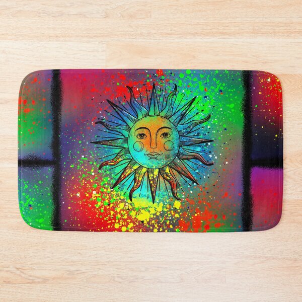 Item preview, Sun Face Psychedelic abstract design designed and sold by PlanetEye Designs.