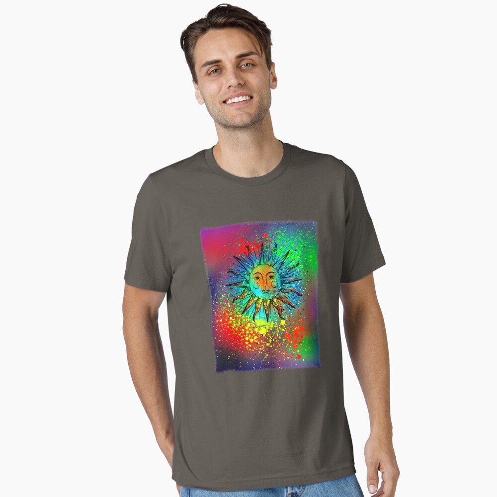 Sun Face Psychedelic: One Design, On Everything — Classic T-Shirt