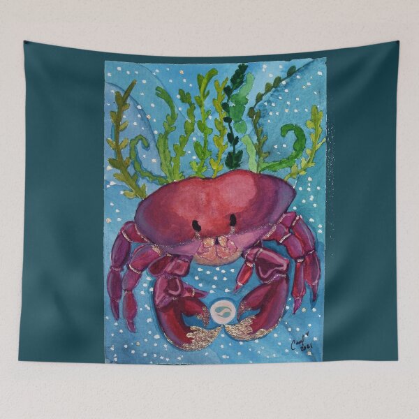 Item preview, CANCER: The Crab designed and sold by Carol GM Illustration & Design.