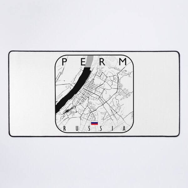 Item preview, PERM MAP RUSSIA designed and sold by hatimelhag.