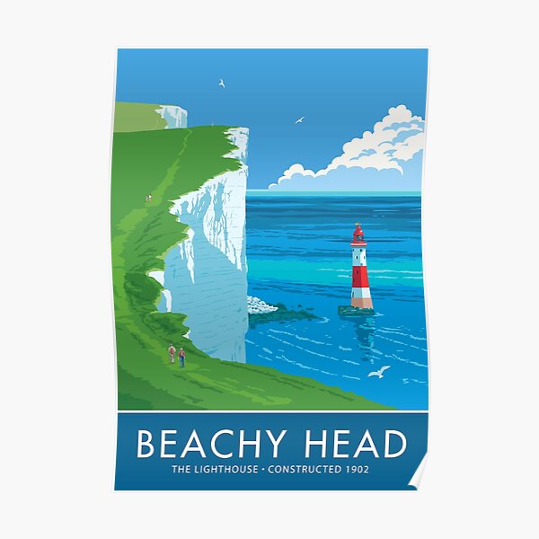Beach Head Lighthouse Poster