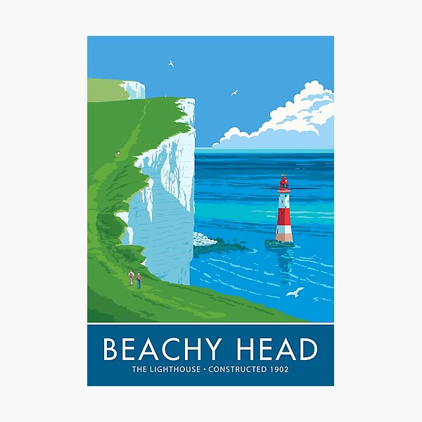 Beach Head Lighthouse Photographic Print