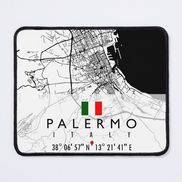 Item preview, PALERMO MAP ITALY designed and sold by hatimelhag.