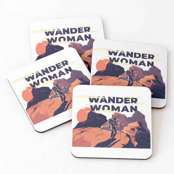 Item preview, Wander Woman - Hiking Fan Design designed and sold by Watersolution.