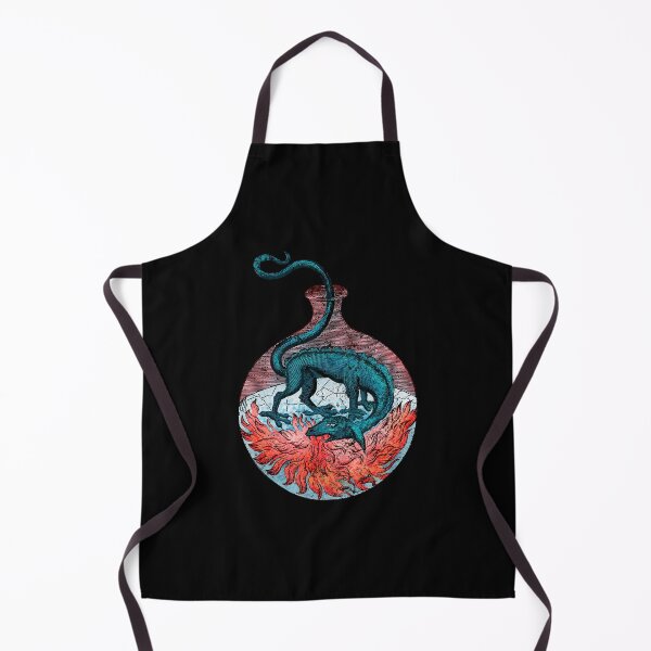 Item preview, Dragon Alchemic vintage Illustration, Johann Conrad Barchusen Esoteric mandala art designed and sold by IsisOsiris.