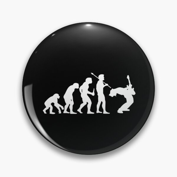 Item preview, Evolution Of a Guitarist Music Rock Guitar Musician Band Metal Art Design Happy Apparel Essential Inspiration Joy Mood Funny designed and sold by DesignByHeartUK.
