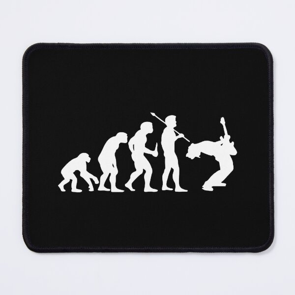 Item preview, Evolution Of a Guitarist Music Rock Guitar Musician Band Metal Art Design Happy Apparel Essential Inspiration Joy Mood Funny designed and sold by DesignByHeartUK.