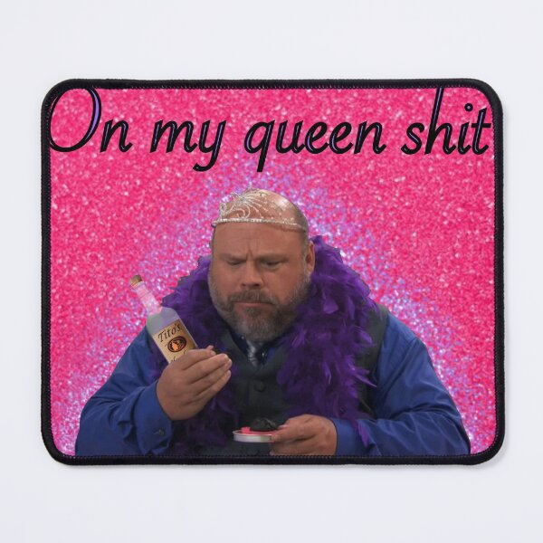 Item preview, Bertram On my Queen Shit Tapestry designed and sold by Caroline  Story.
