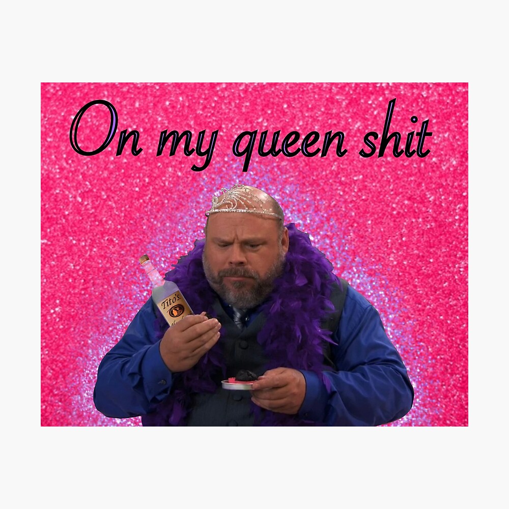 Bertram On my Queen Shit Tapestry