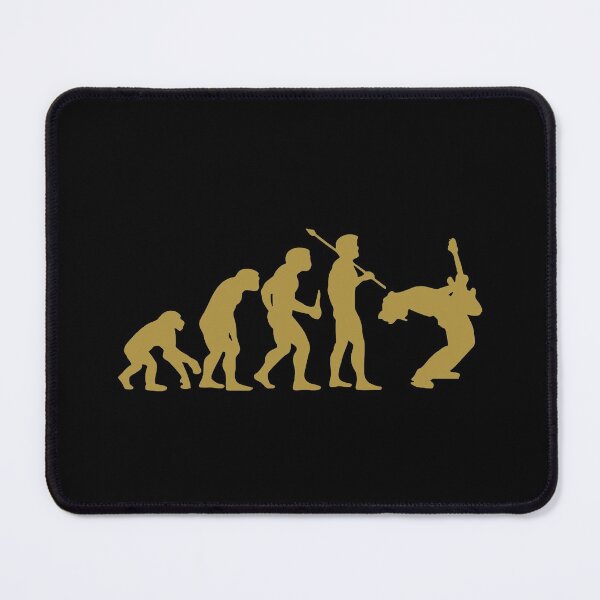 Item preview, Evolution Of a Guitarist Music Rock Guitar Musician Band Metal Art Design Happy Apparel Essential Inspiration Joy Mood Funny designed and sold by DesignByHeartUK.