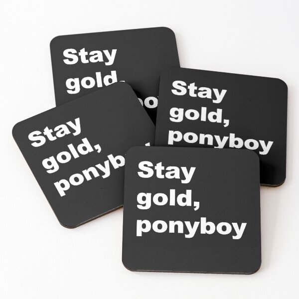 Item preview, Mantente dorado, Ponyboy. designed and sold by KBwiththeTees.