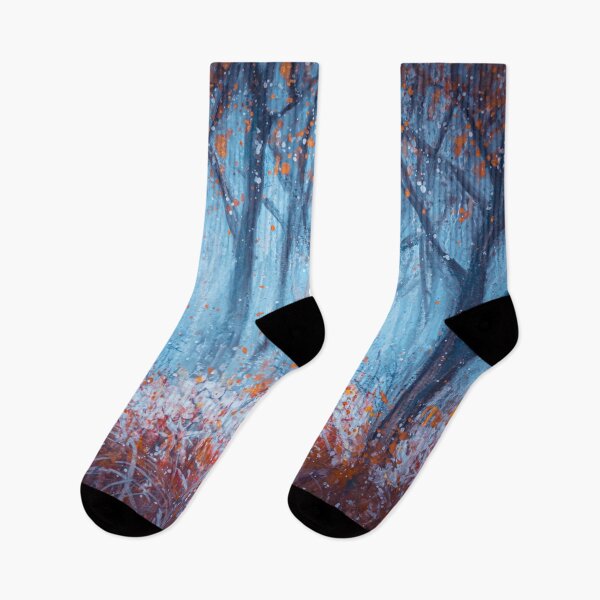 Item preview, Foggy autumn woods designed and sold by Red Witch Art.
