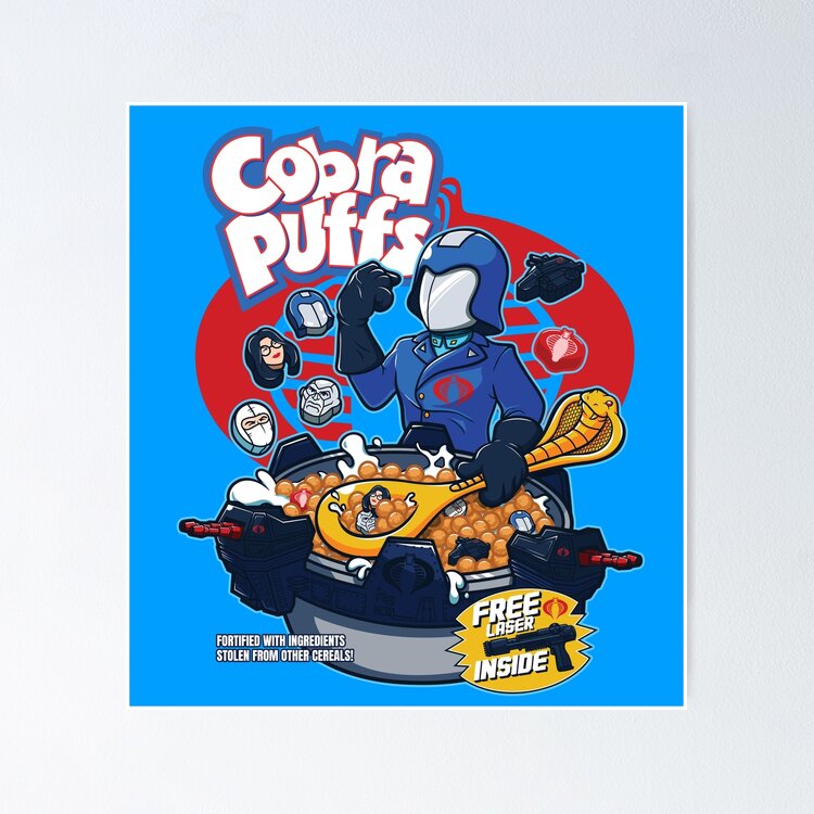 Cobra Puffs Sticker