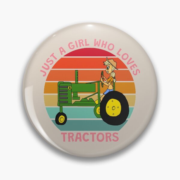 Item preview, Just a Girl Who Loves Tractors designed and sold by nando270.