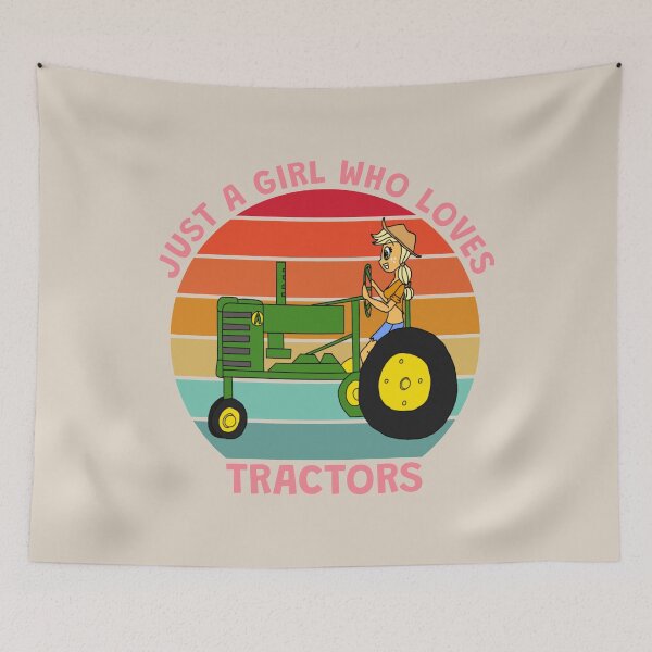 Item preview, Just a Girl Who Loves Tractors designed and sold by nando270.